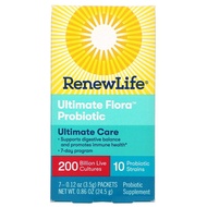 Renew Life, Ultimate Care, Ultimate Flora Probiotic, 200 Billion Live Cultures, 7 Packets, 0.12 oz (