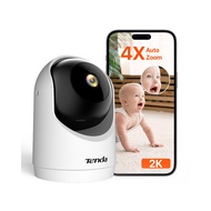 Tenda CP3 3MP HD 360 panoramic Camera with WiFi 6, smart tracking feature and two-way audio