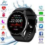 Smart Watch Original Waterproof Fitness Tracker Full Touch Screen Sport Running Watch Jam Pintar Blu