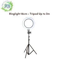 16cm Ringlight + Tripod Up to 2m