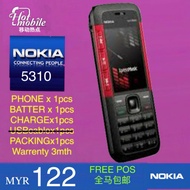 Original NOKIA 5310 2nd Renew.Set Telefon 原装诺基亚 5310 二手翻新手机、