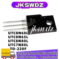 5PCS New UTC8N60L 8N60L UTC8N65L 8N65L UTC8N80L 8N80L UTC7N80L 7N80L TO-220F MOS Field Effect Tube T
