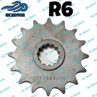 (525) 16T Yamaha YZF-R6 Front Sprocket Spoket Depan