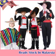 MYLITTLELASS Mexico Mexican Scotland Spain Ethnic Style Costume Children Traditional Performance Clo
