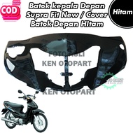 Batok Kepala Depan Supra Fit New / Cover Batok Depan Fit New Hitam