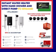 FUJIOH FZ-WH5033D INSTANT WATER HEATER WITH HAND SHOWER AND DIRECT PUMP  Free Express Delivery