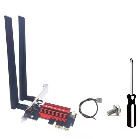YOC-Wifi7 RTL8922AE Wifi Adapter Built-In Pcie Wireless Network Card 2.4G/5G/6Ghz 6338Mbps Bluetooth