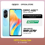 OPPO A98 5G Smartphone | 8GB RAM + 256 GB ROM | 67W SUPERVOOC | 5000mAh Battery