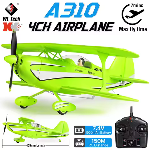 Wltoys A310 RC Plane 4CH 3D/6G System Brushless Motor Stable Flight Trainer