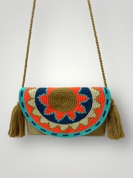 哥倫比亞 Wayuu 手織翻蓋包