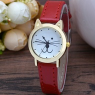 Simple Ladies Watch Korean Version Fashion Cat Belt Quartz Watch Student Watch