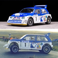 1: 18 Sun Star MG Metro 6R4 WRC1986 No. 1 Rally Car Alloy Car Model
