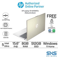 HP Laptop 15-fd1092TU(Blue)/15-fd1094TU (Silver)/15-fd1105TU(Gold) 15.6 FHD (Intel® Core™ 5 120U | 8
