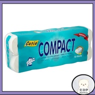 Klyii Cutie Compact Toilet paper Bathroom Tissue (10rolls x 2ply) SB-Compact