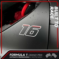 Miếng Dán Phản Quang Xe F1 25 Celle Clément Ferrari Team Reflective Sticker F1 Phụ Kiện Xung Quanh X