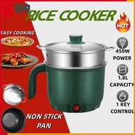 🔥Hot🔥 1.5L Electric Cooking Pot Stainless Steel Mini Rice Cooker Periuk Nasi Multi functional Non stick Pot
