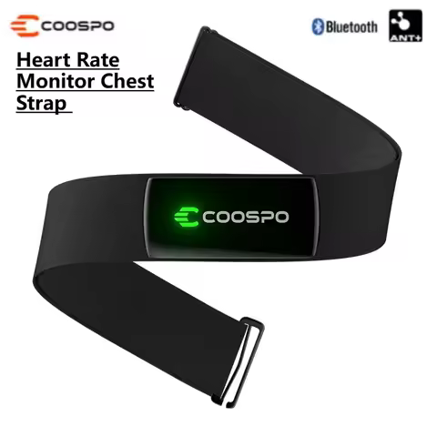 COOSPO H9Z Rechargeable Heart Rate Monitor Chest Strap Bluetooth5.0 ANT+ HR Sensor HRM IP67Waterproo