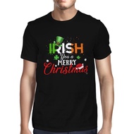 Irish Chrstmas Wishes Irish You A Mmerry Christmas Tshirt
