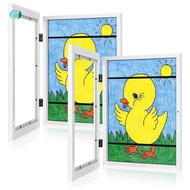 [dempsey_ted.]Kids Art Frames, Front Opening Kids Artwork Frames Changeable, Artwork Display Storage