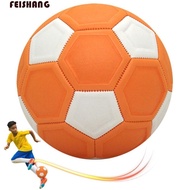 FEISHANG Youth Football, Curve Lines Recreational Curve Soccer Ball, Recreational Orange Game Gift F