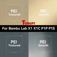 Household essentials Build Plate Bambulab PEI Spring Steel Sheet A1 X1 X1c P1p P1s Bambu 257X257 3