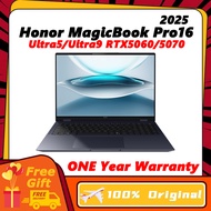 HONOR MagicBook Pro 16 2025 Ultra9 285H / Ultra5 225H RTX5070 / RTX5060 16" 3K AI Thin and light Lap