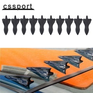 10Pcs Universal Rear Roof Shark Fins Spoiler Wing Kit Car Roof Spoiler Bumper Spoiler Shark Fin Diff