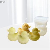 [OP] 3D Little Yellow Du Candle Silicone Mold DIY Du Crystal Epoxy Resin Mould Animal Candle Making 