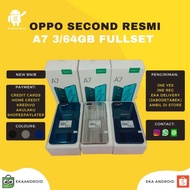 OPPO A7 3/64GB SECOND FULLSET EKS GARANSI RESMI