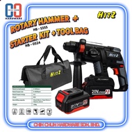 HITZ ROTARY HAMMER HB-5355 + STARTER KIT HB-0524 + TOOL BAG