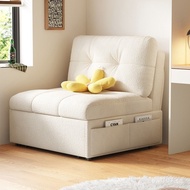 Sofa Bed for Rental Rooms, Trendy Foldable New Model, Extendable Sofa for Small Apartments, Multifun