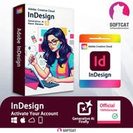 Adobe InDesign Official Subscription | Professional Layout & Publishing | For Windows & Mac | Genuin