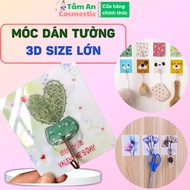 Wall Hooks with Pictures, Super Durable Large 3D Wall Hooks