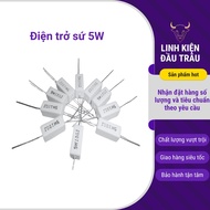 5W ceramic resistor with value from 0.1R - 200R 5% high quality Buffalo head components.