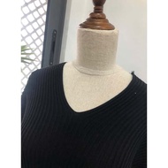 SUPER BEAUTIFUL BATWING SLEEVES HEARTNECKLACE SWEATSHIRT -a1443.