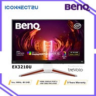 BenQ Mobiuz 27" EX2710U IPS 4KUHD HDRi 144Hz 1ms Freesync Premium Pro HDMI 2.1 Trevolo Sound