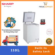 (FREE SHIPPING)  Sharp 110L  Chest Freezer SJC118