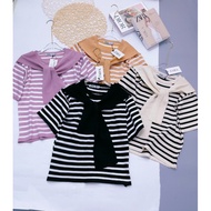 Mongtoghi shirt with plain scarf A658