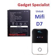 Mifi D7 battery Bateri D7 MiFi Stanby Battery WiFi Router MiFi Bateri D5 D6+ D6 D9 Q8 A8+ LT600 TEND