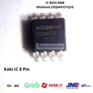 IC BIOS 8MB Kaki 8 Pin Winbond 25Q64FVS1Q Labtop PC Mesin Router