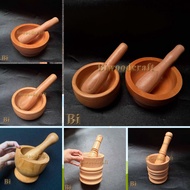 L - Spice Pounder, Food Pounder - Biwoodcraft Wooden Mortar