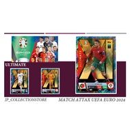 [Ultimate XI] UEFA Euro 2024 Match Attax Football Shiny & Purple Parallel Cards Topps Chrome Topps S