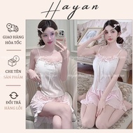 HT131b 2s stretch cotton pajamas with pink bow and PADDING, Luxurious hotgirl pajamas set to flatter