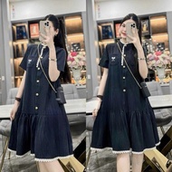 (Đủ size đến 100kg)Váy bầu bigsize thiết kế dáng công sở cực đẹpđủ size từ 45-100kg