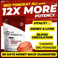 Anabolic Health Red Tongkat Ali For Men 30g - Helps Vitality Muscle , Support Kidney / Liver Health