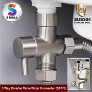 MCPRO SUS304 Bathroom Accessories 3 Way Diverter Valve Water Connector Shower Head Valves SS778/SS62