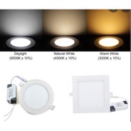 [Super Bright]  LED Downlight Ceiling light 5inch 6inch 18W White Circle Square shape