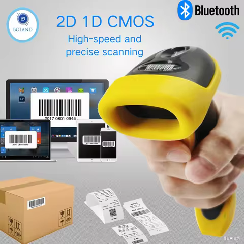 Bolan U31 Bar Code Reader Bluetooth QR Barcode Scanner Handheld Portable Courier Scanner For Superma