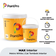 BARANG TERLARIS PAINTPRO MAX CAT TEMBOK INTERIOR WARNA PUTIH METRO