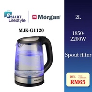 Morgan 2200W Electric Kettle (2.0L) with High Quality Glass Body MJK-G1120